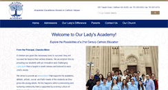Desktop Screenshot of ourladysacademy.org